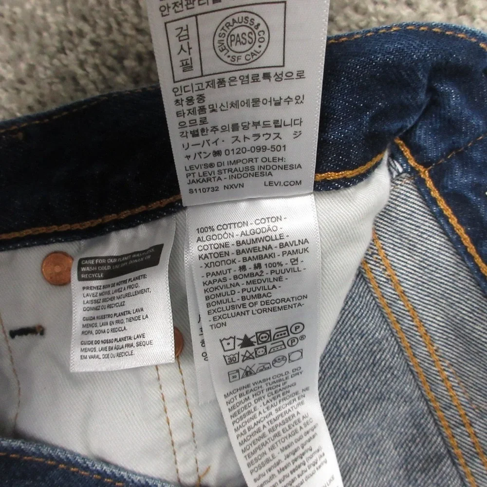 Levis Jeans Mens 33x32 Blue 517 Bootcut Western Cowboy Rodeo Ranch Denim Pants